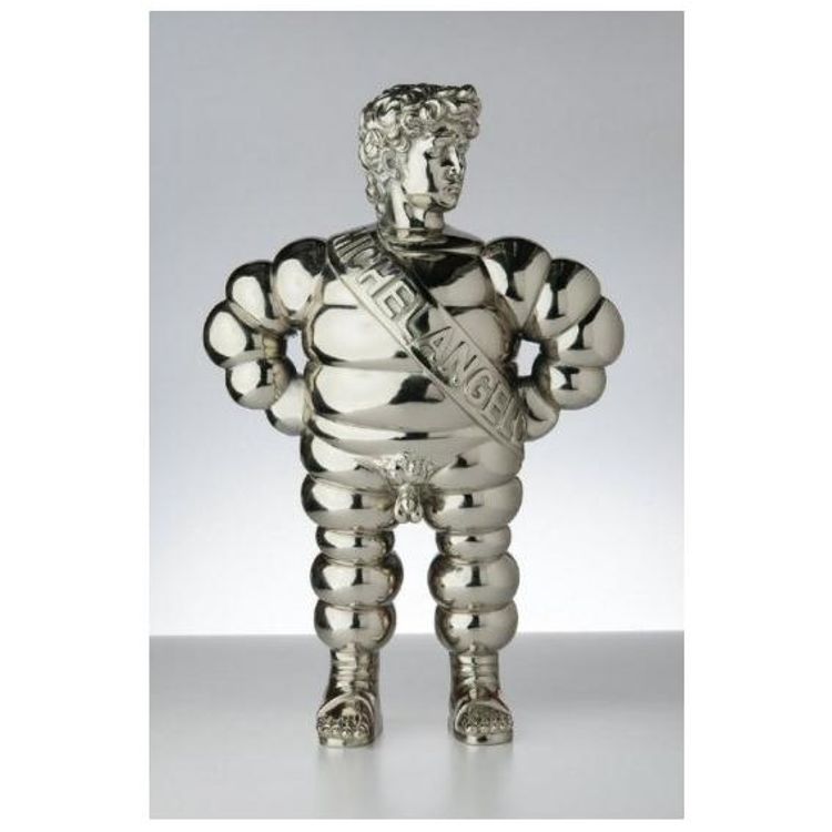 Michelangelo - Lifesize Silver Plated by Francesco de Molfetta