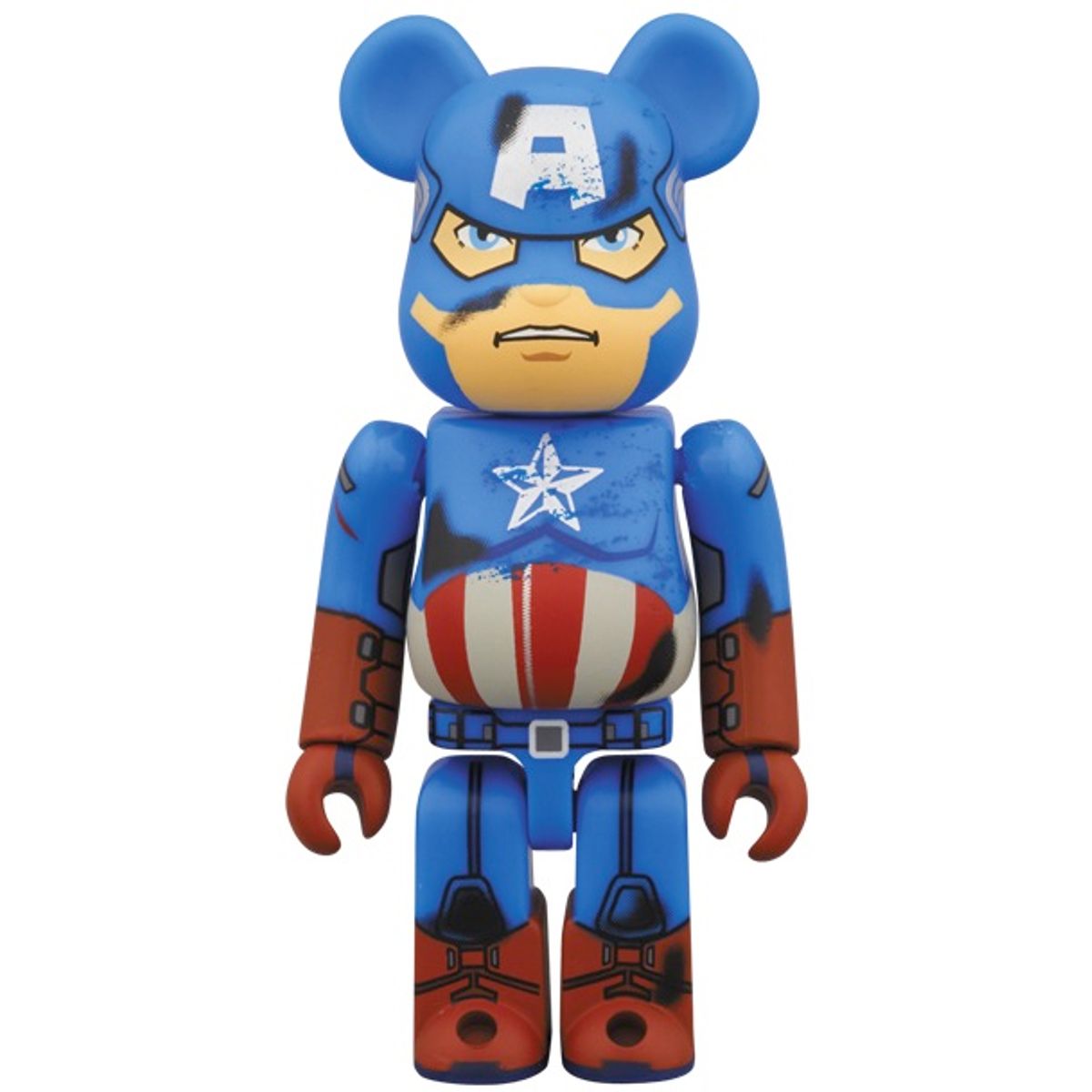 Captain America Damage Be@rbrick