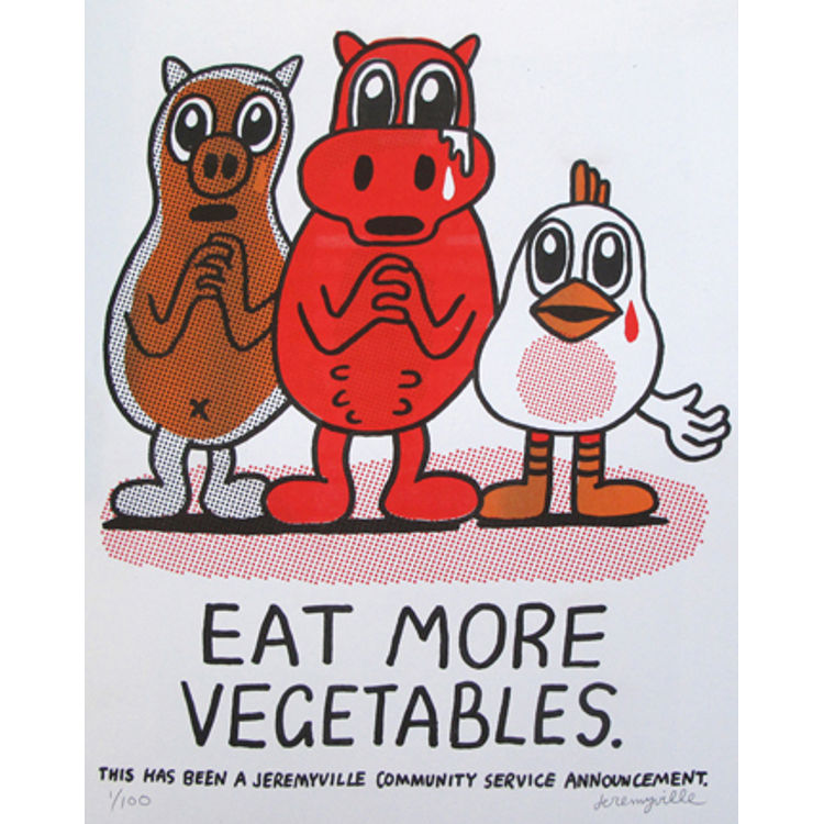EAT MORE VEGETABLES by Jeremyville