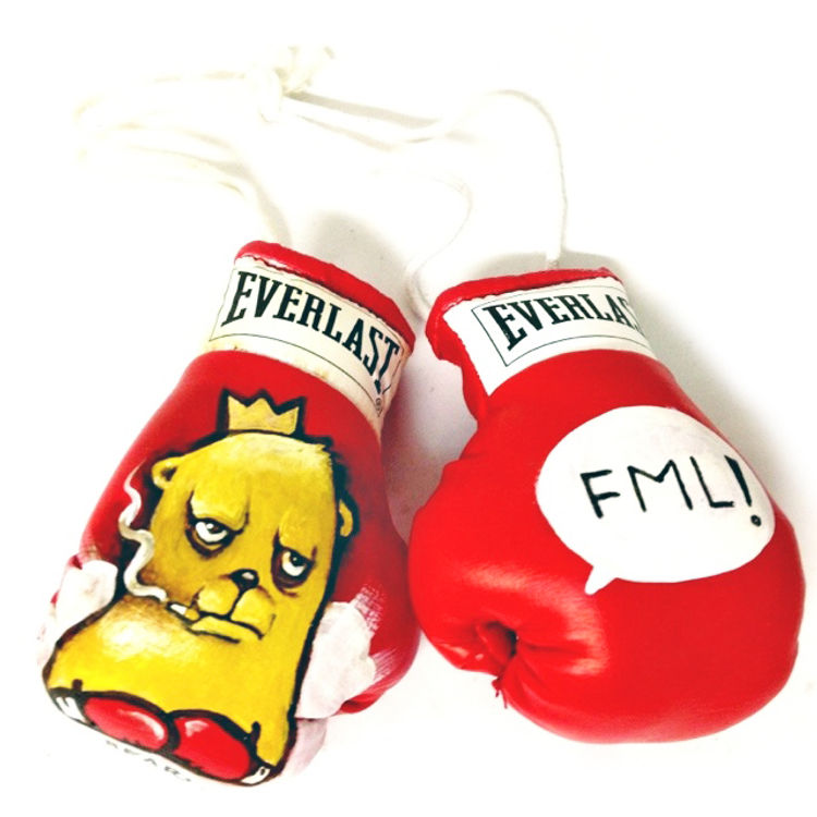 Custom miniBoxing Gloves by JC Rivera