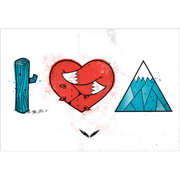 I Love Mountains by Keith Neltner