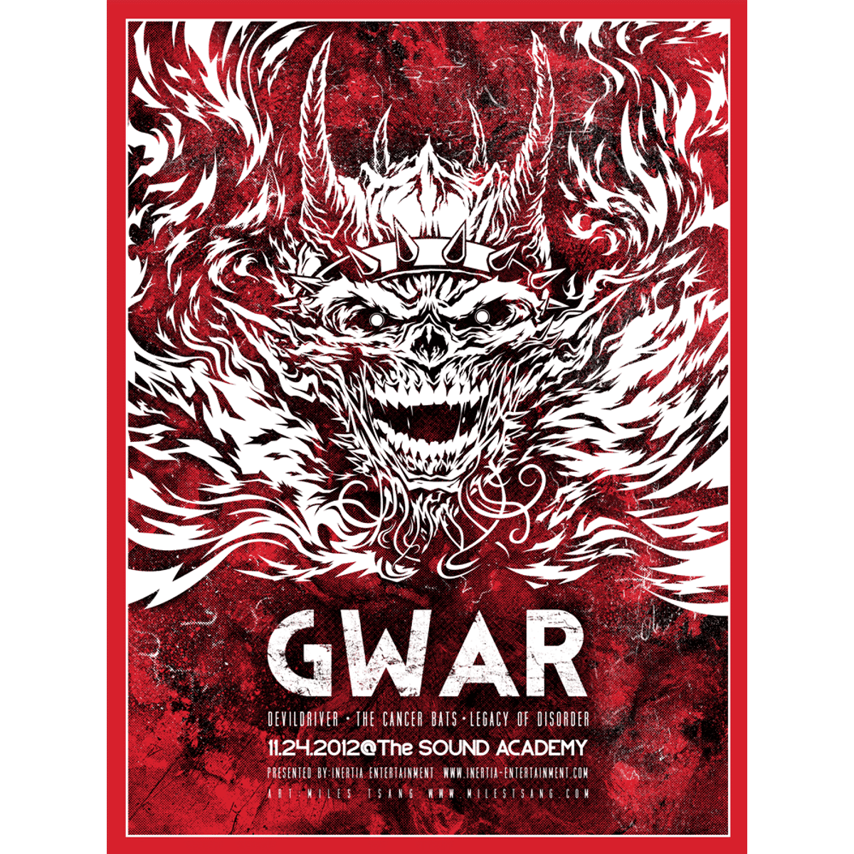 Gwar - Toronto Ontario 2012 (Red)