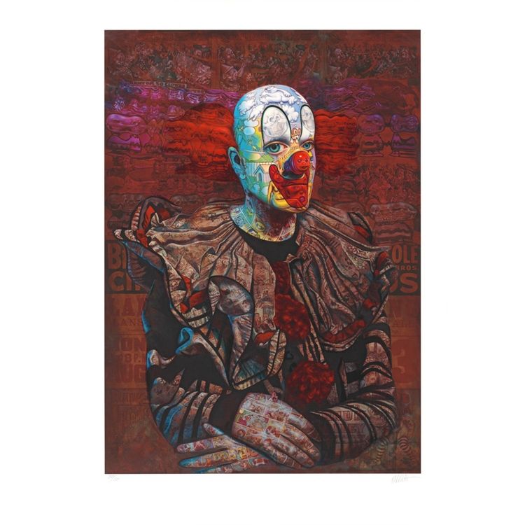 Coulrophobic Clown by Ron English