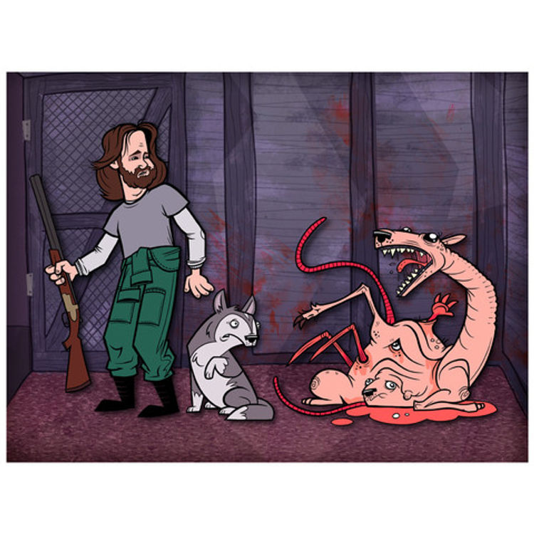 It's weird and pissed off, whatever it is (Print) by Justin White
