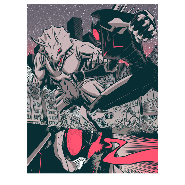 Ultra Trisaurus vs Ōkami Alpha Type by Robert Wilson IV