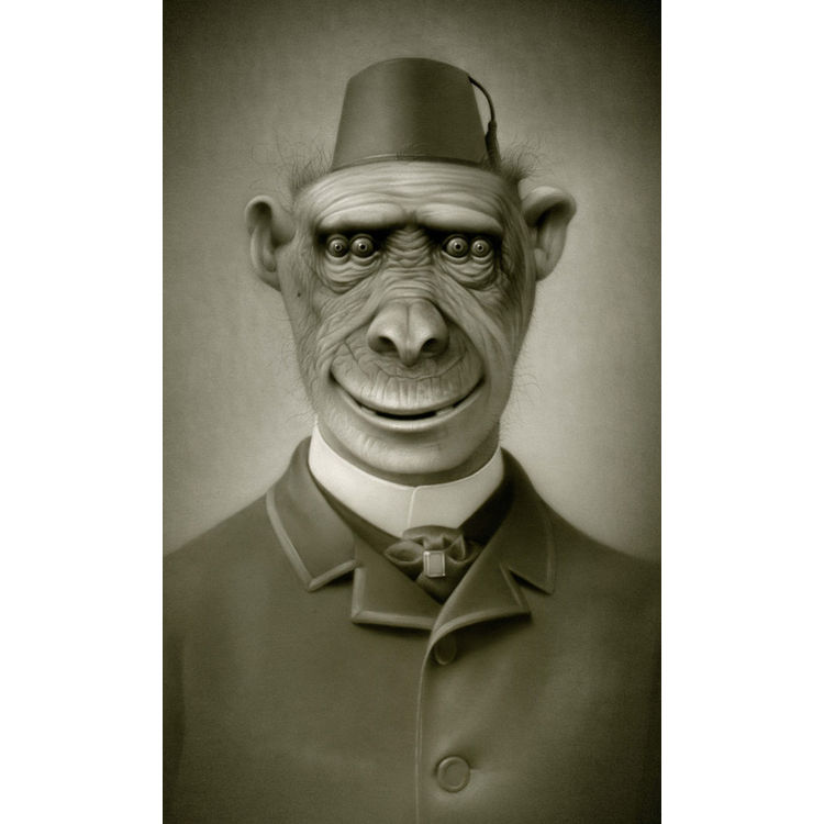 Maxo The Ultra-Chimp by Travis Louie