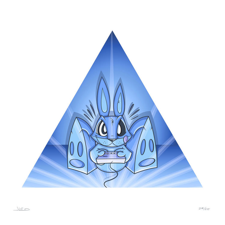 Gamer Bunny by Joe Ledbetter