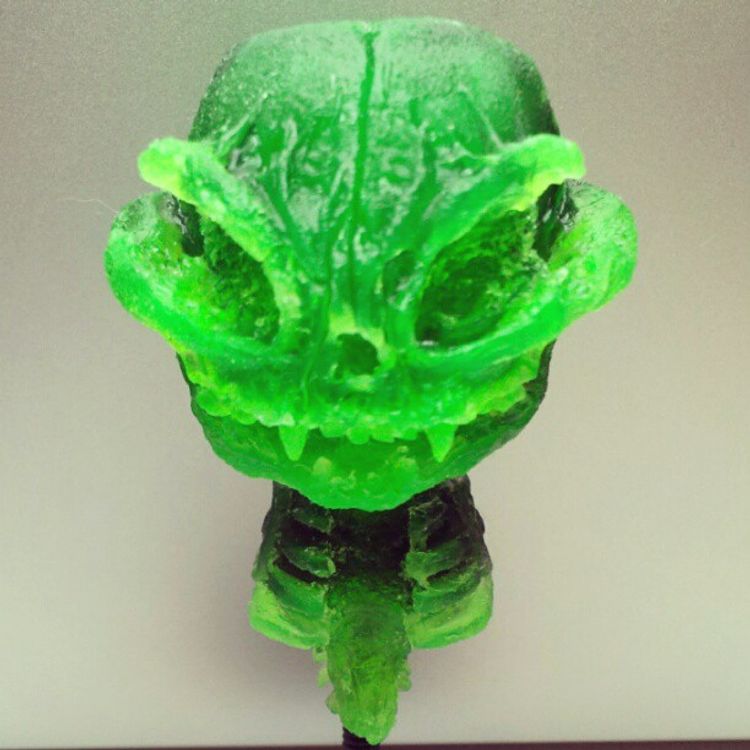 Budcat Skeleton - Green/Black by Scott Wilkowski