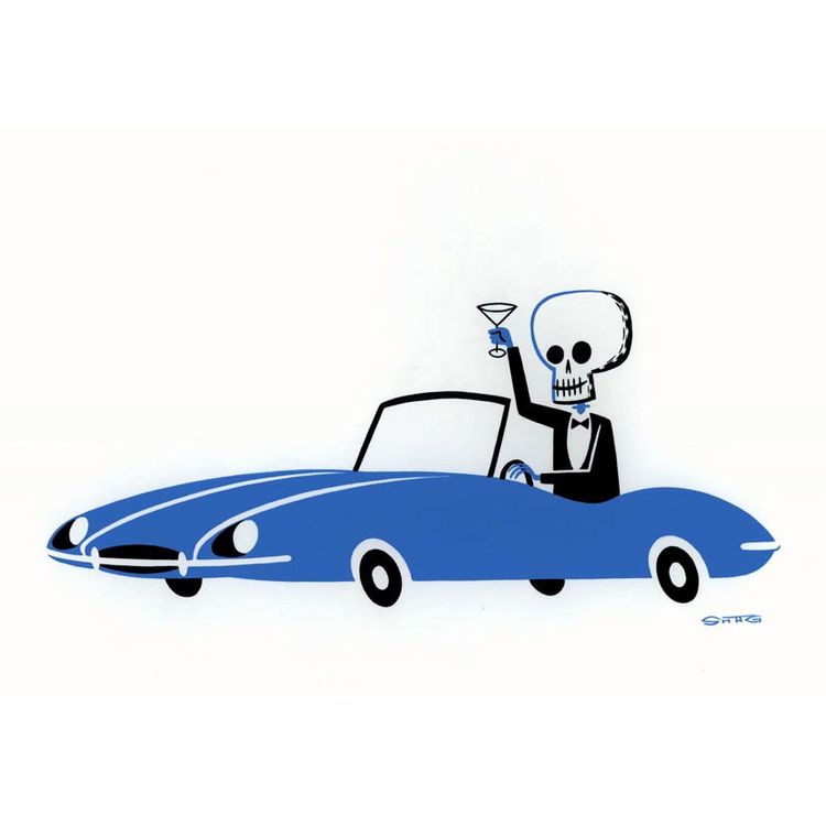 XKE by Shag (Josh Agle)