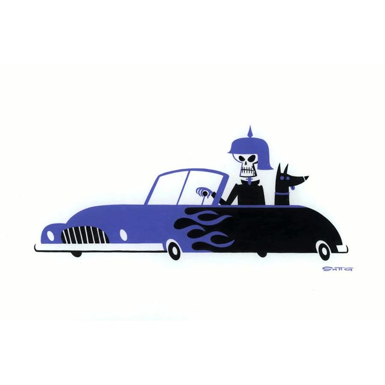 Lead Sled by Shag (Josh Agle)