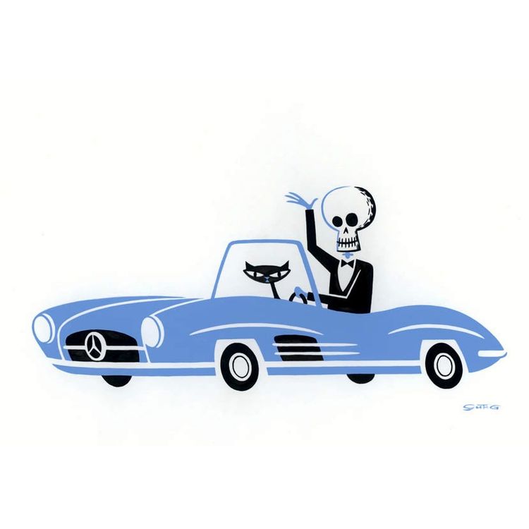 Benz by Shag (Josh Agle)