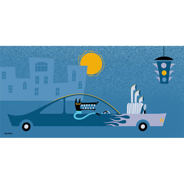 Midnight Drive by Shag (Josh Agle)