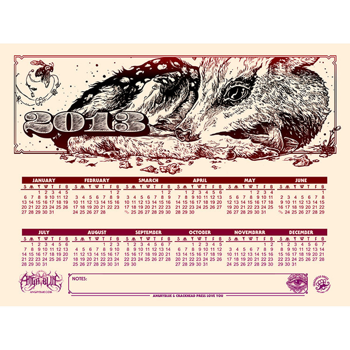 Post-Apocalypse 2013 Calendar
