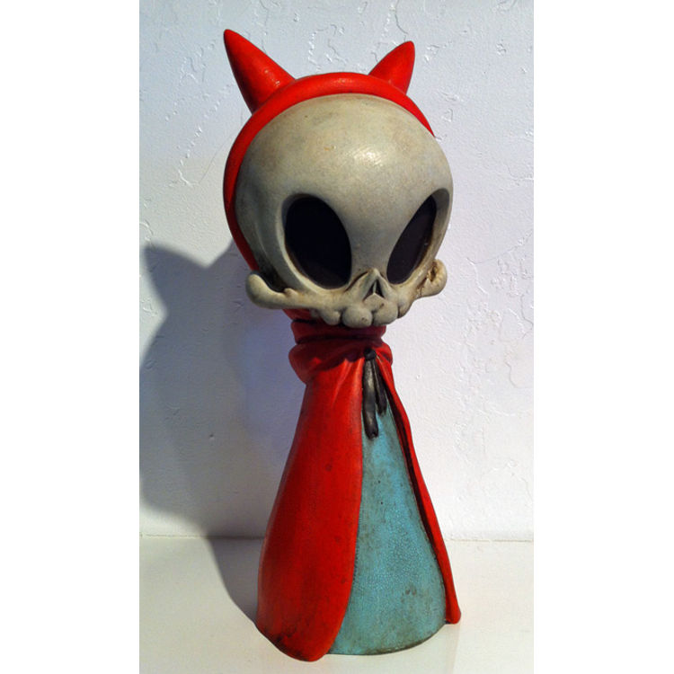 Red Devil Bat Greeter by Brandt Peters