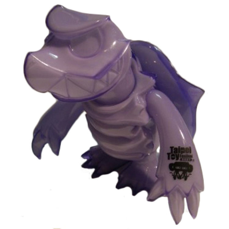 Skuttle - Clear Purple in Glow in the Dark by Touma
