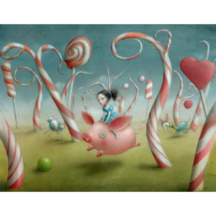 Candy Forest (Print) by Nicoletta Ceccoli