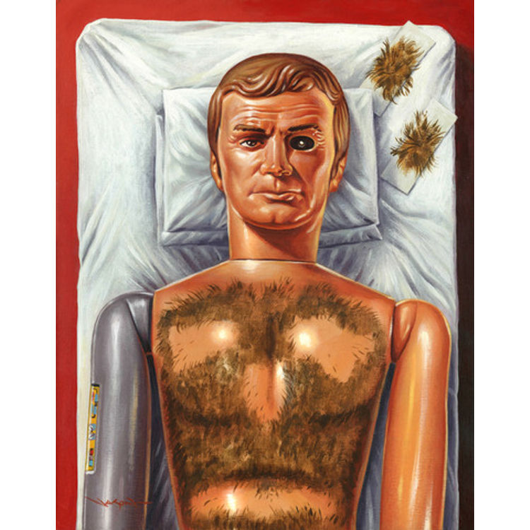 Six Million Dollar Man-O-Lantern by Jason Edmiston