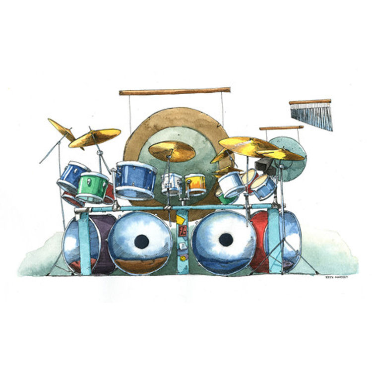 Six more pieces and I got a bigger set than Neil Peart from Rush… Yeah! by Keith Noordzy