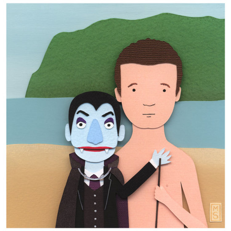 Peter and Dracula by Meghan Stratman