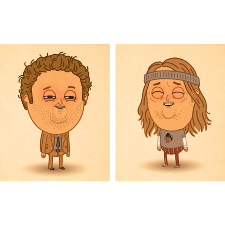 Indica & Sativa (Set) by Mike Mitchell