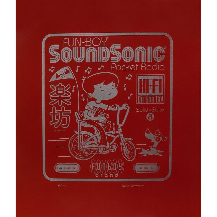 Fun-boy Soundsonic Pocket Radio by Ralph Cosentino