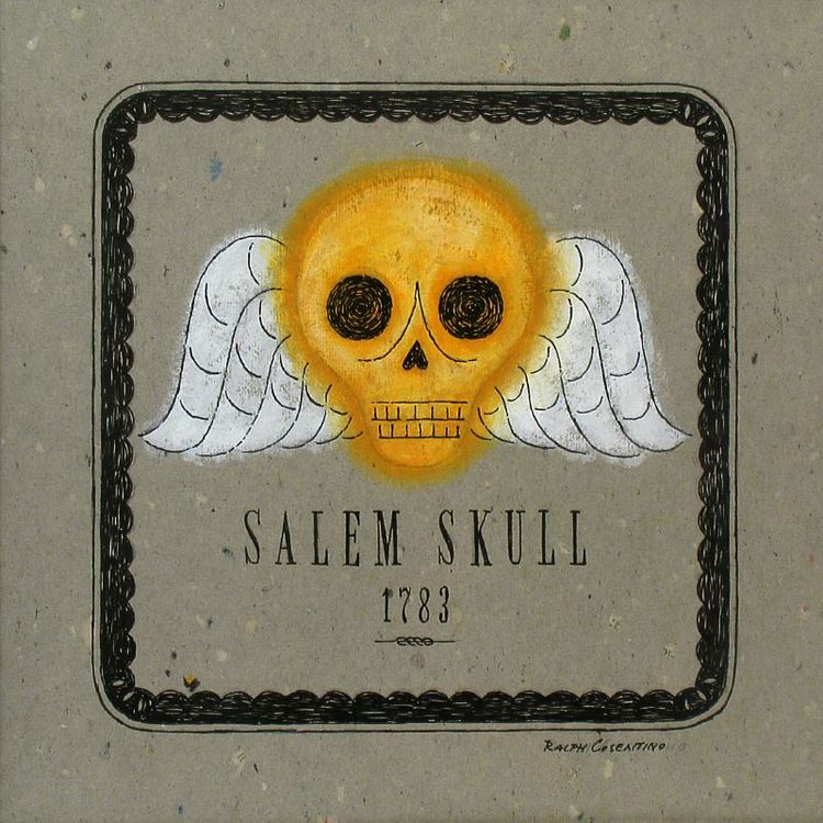 Salem Skull Orange by Ralph Cosentino