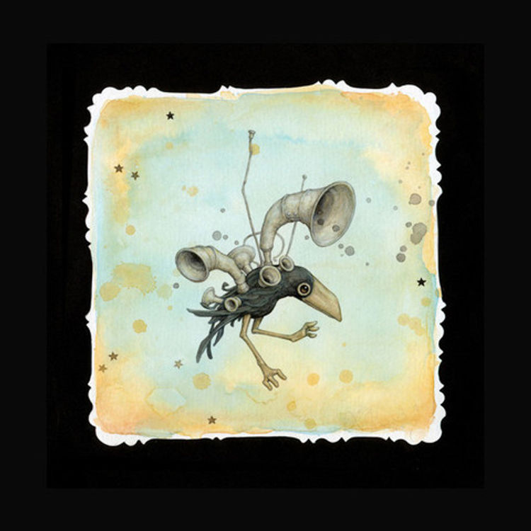 Satellite Crow by Leontine Greenberg