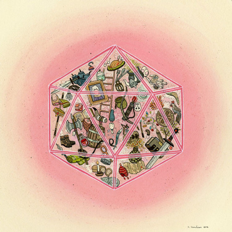 D20 of Awesome Artifacts by Nicole Gustafsson