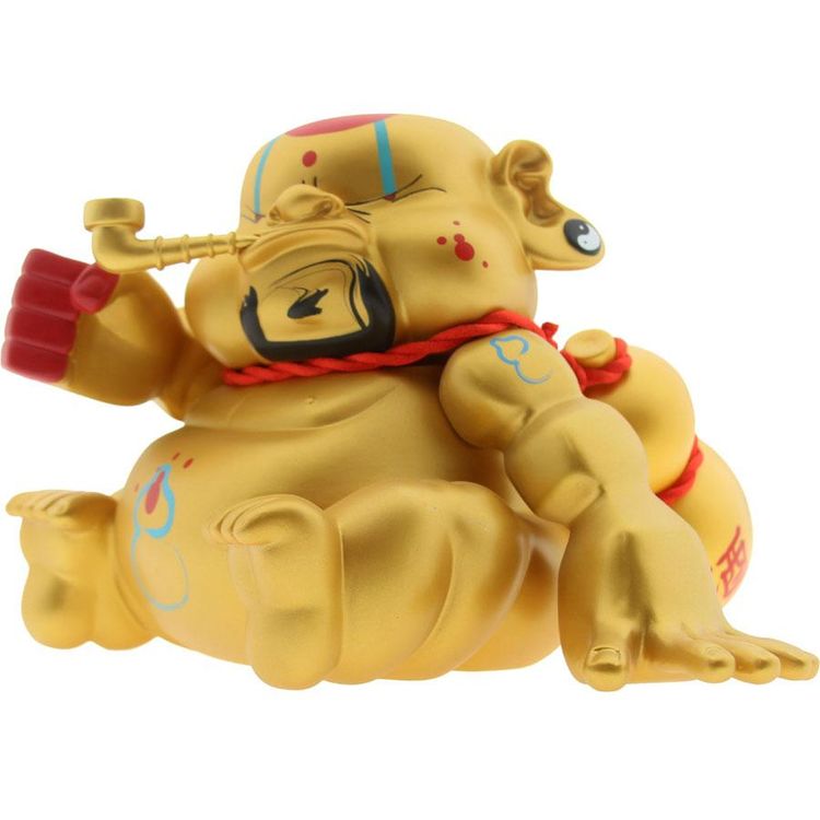 Gold Bad Bad Buddha by BeeFY