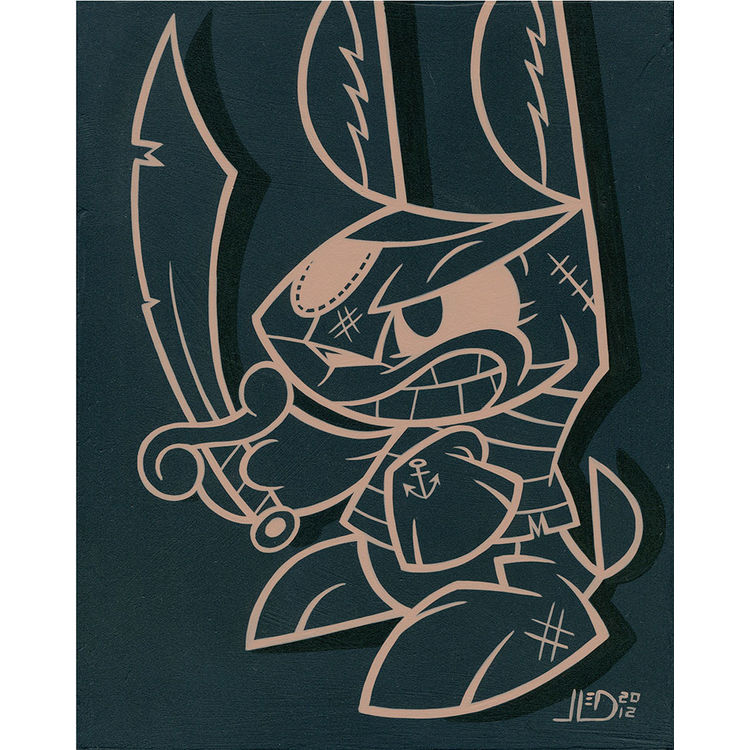 Lava Pirate Bunny by Joe Ledbetter