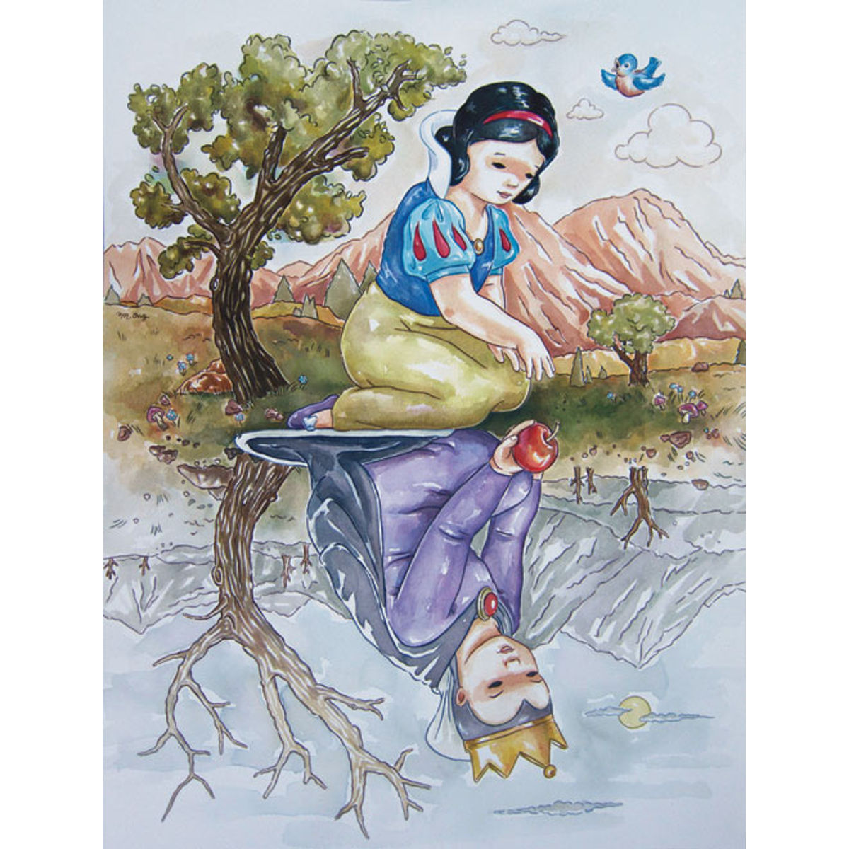 Snow White and the Queen