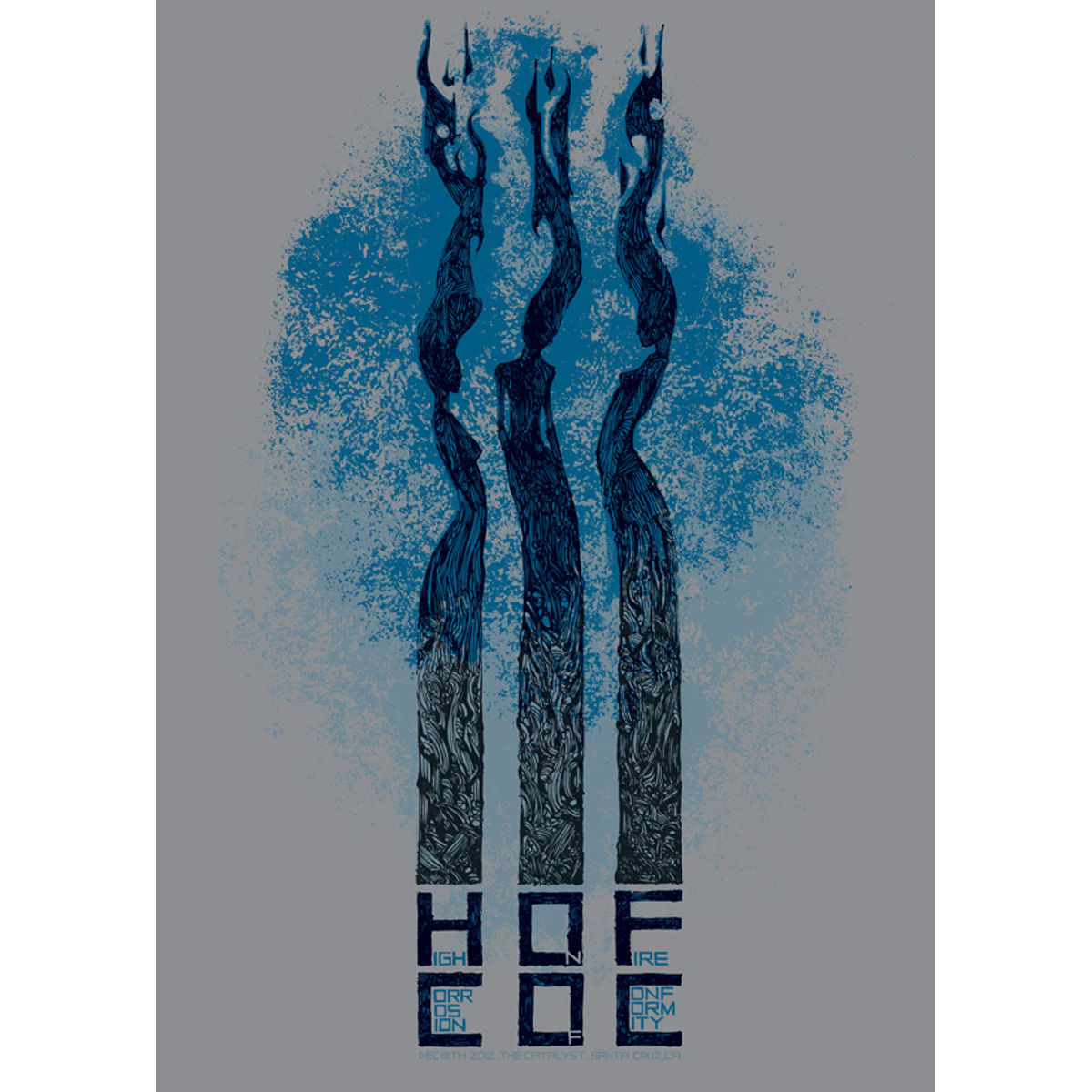 High On Fire - Santa Cruz, CA 2012 (Variant)