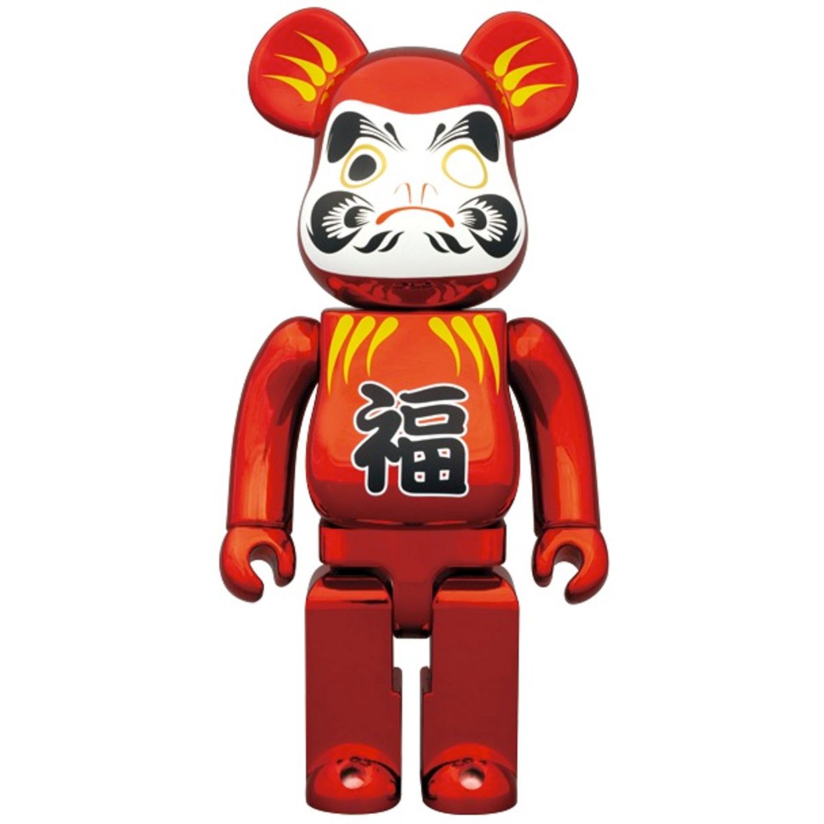 Red Plating Daruma Be@rbrick - 400%