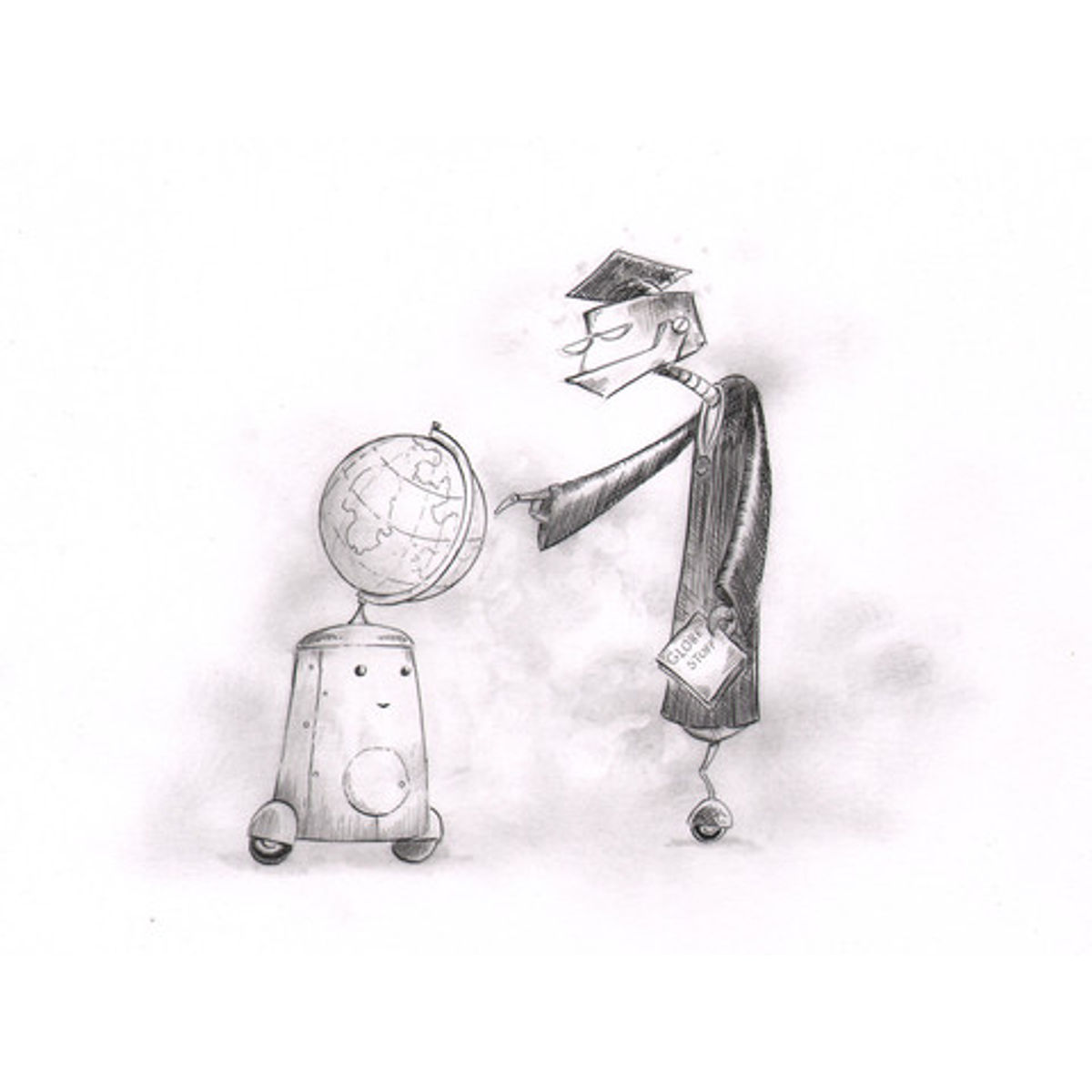 Earl Was A Really Smart Globe Guy. Ned Held The Globe