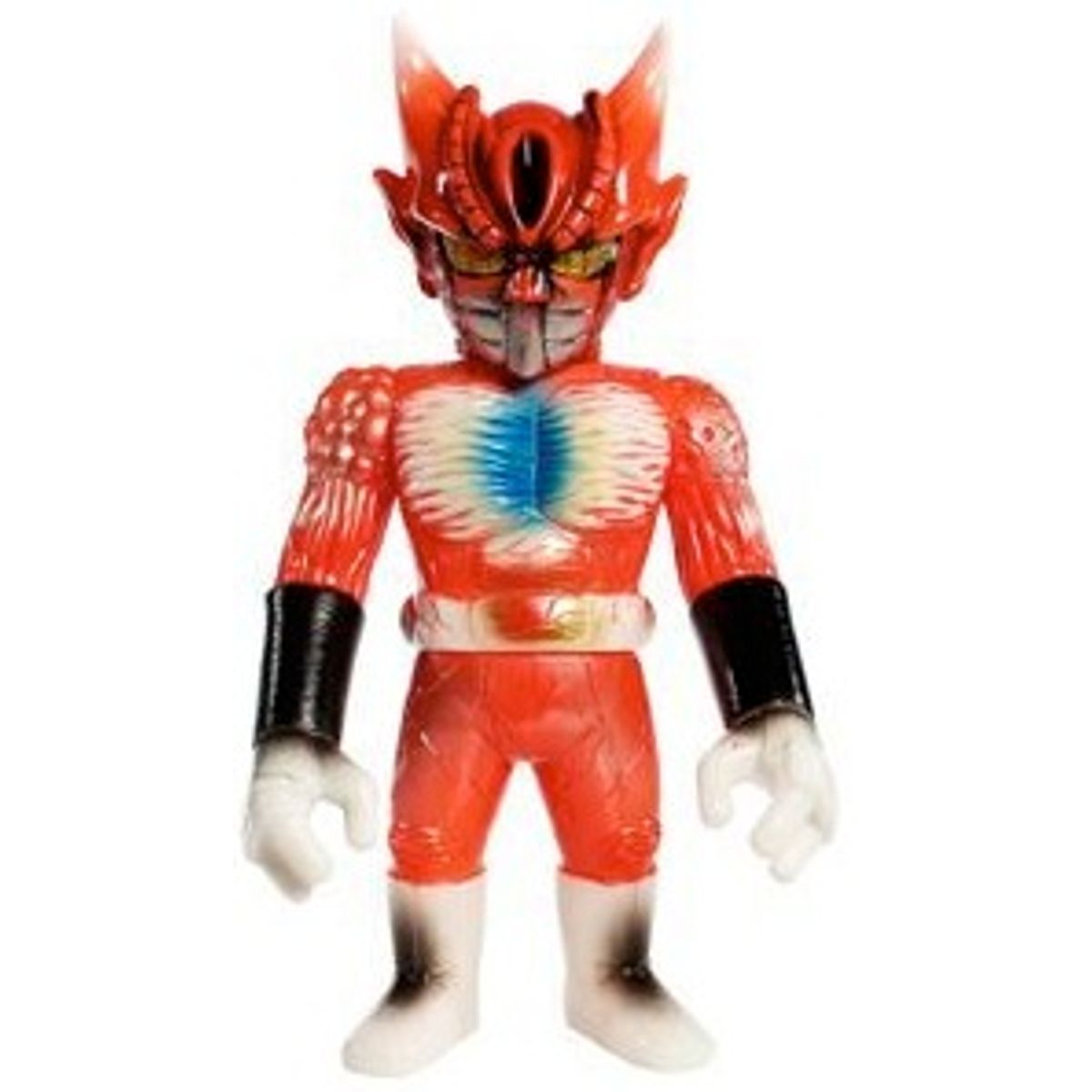 Evil Bat Man - Red on White