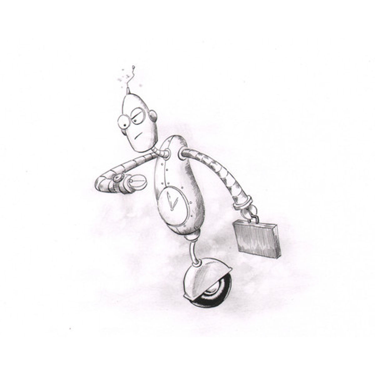 Oliver's watch and stomach were five minutes out of sync