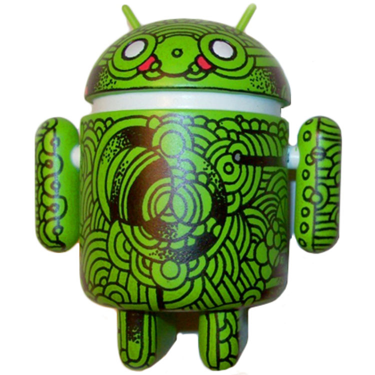 Android Patchwork Lines by Howie Green