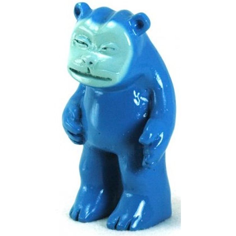 Fuzzie the Bear - Blue/Green by Spencer Hansen