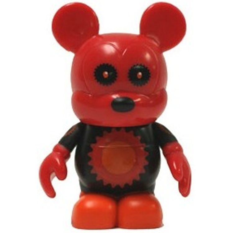 Red and Black Gear Bear by Maria Clapsis