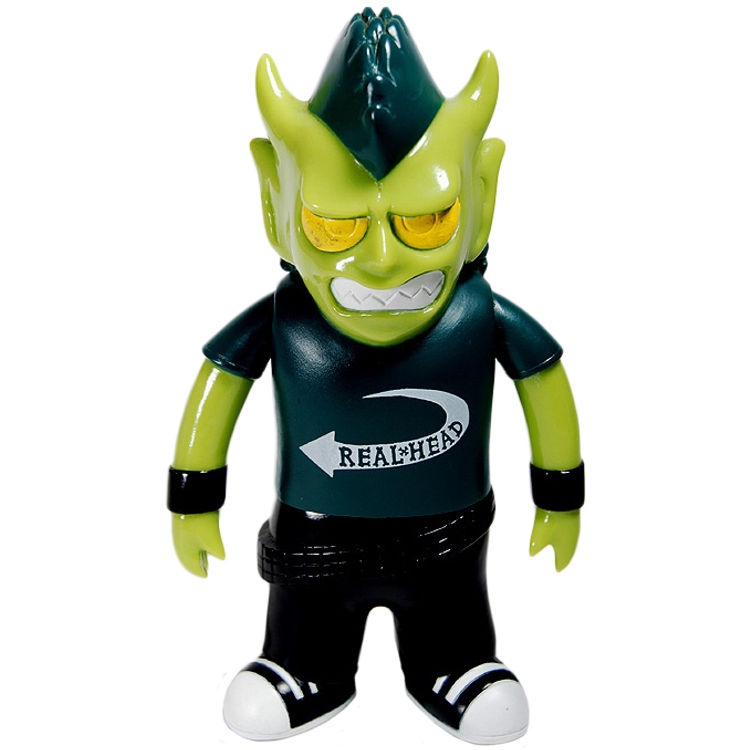 Oni-Head - Green (Yellow Eye Variant) by Real X Head (Mori Katsura)