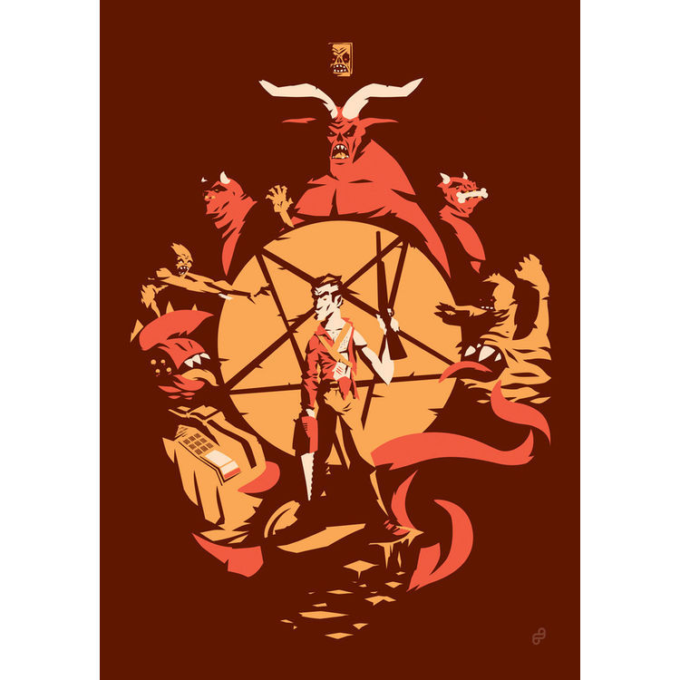 Ash goes to Hell by Florey