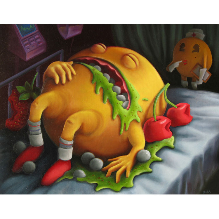 Pac-Attack (Print) by Kara Zisa