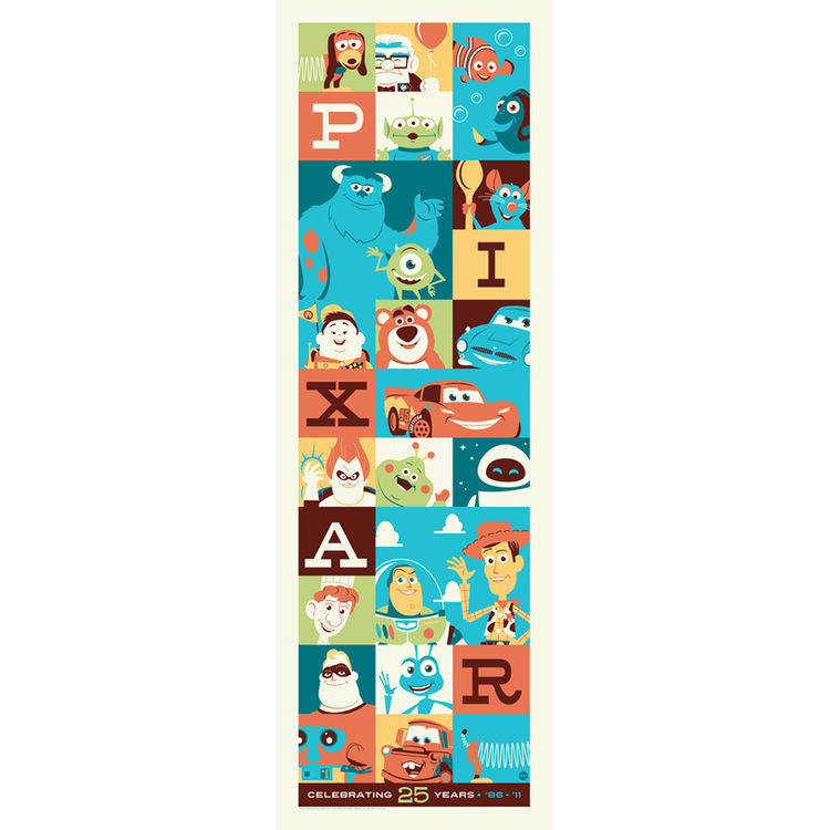 25 Years of Pixar by Dave Perillo