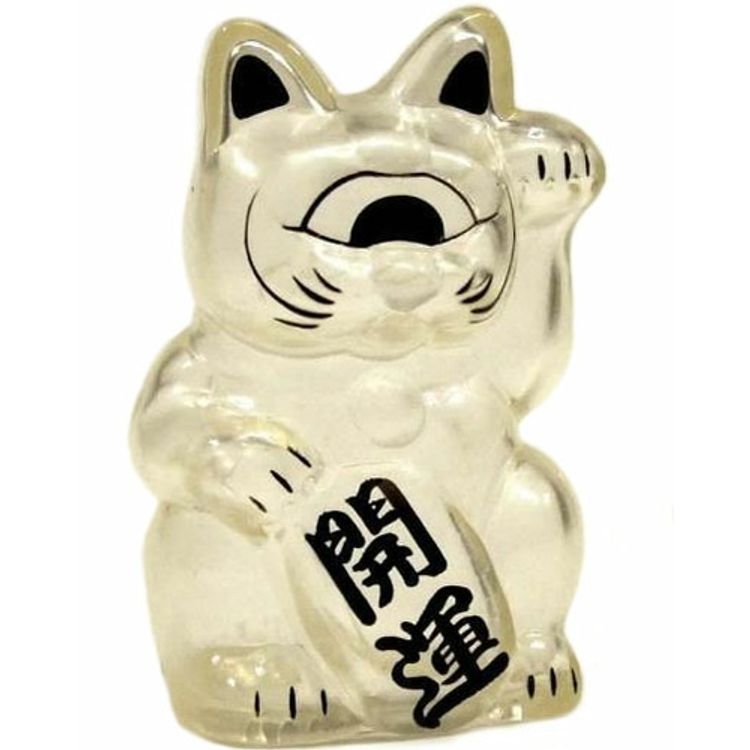 Mini Fortune Cat - Clear by Real X Head (Mori Katsura)