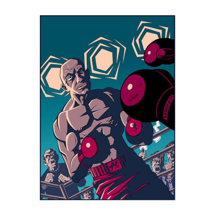 Whoop Ass Boxer by Justin Hampton