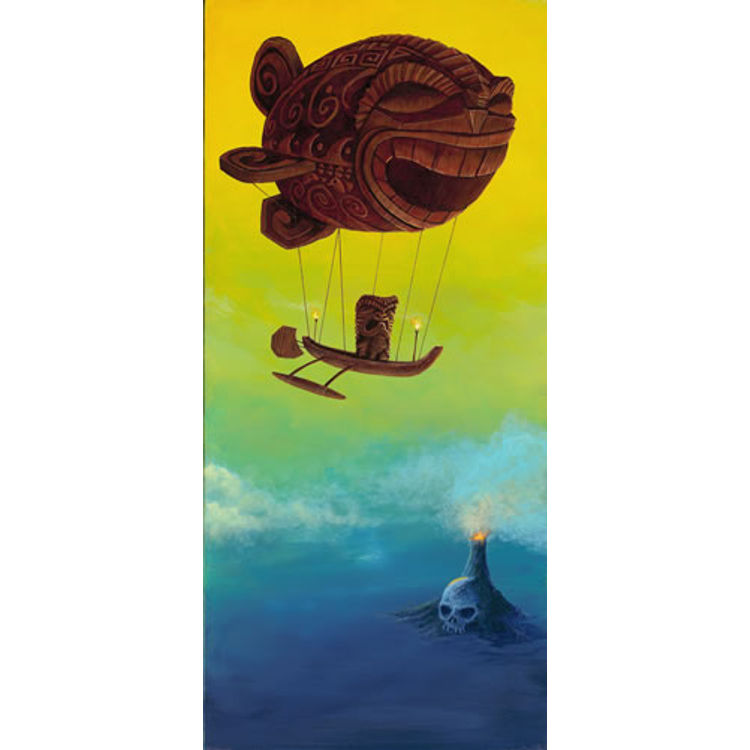 Lucky Tiki Is Rescued From The Island Of Unpleasantness by Dave Pressler