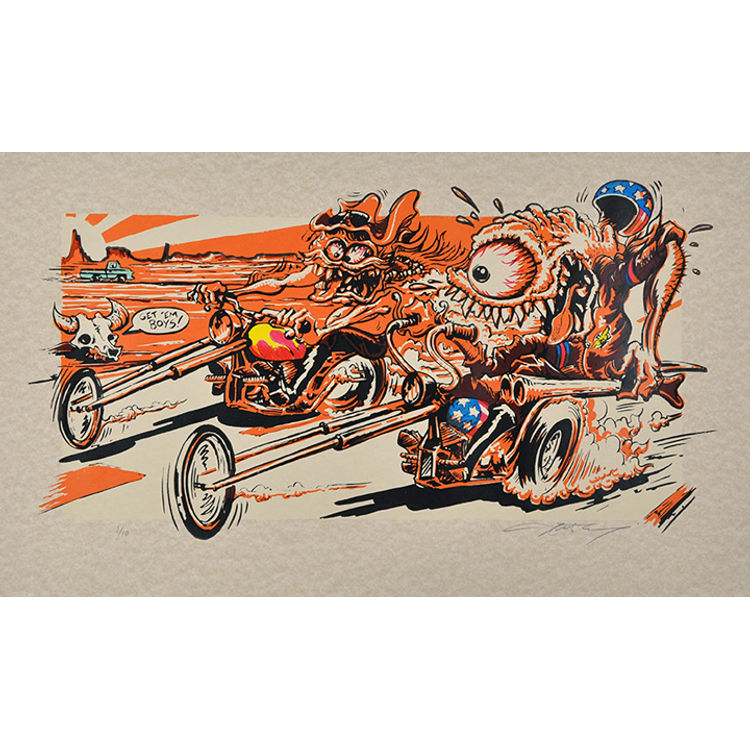 Revenge of Easy Rider - Parchment by AJ Masthay