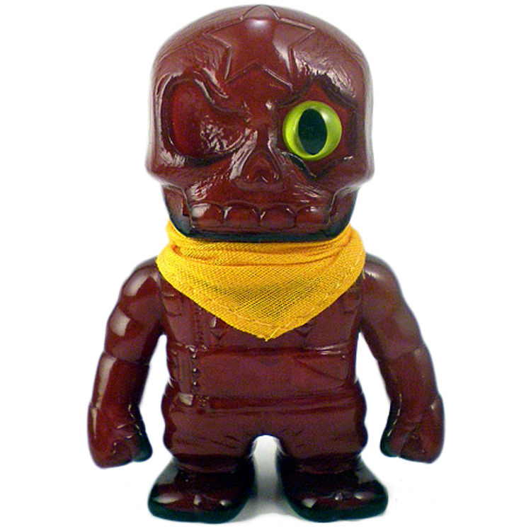 Mini Ryusei Ninja - Clear Grey with Red by Real X Head (Mori Katsura)