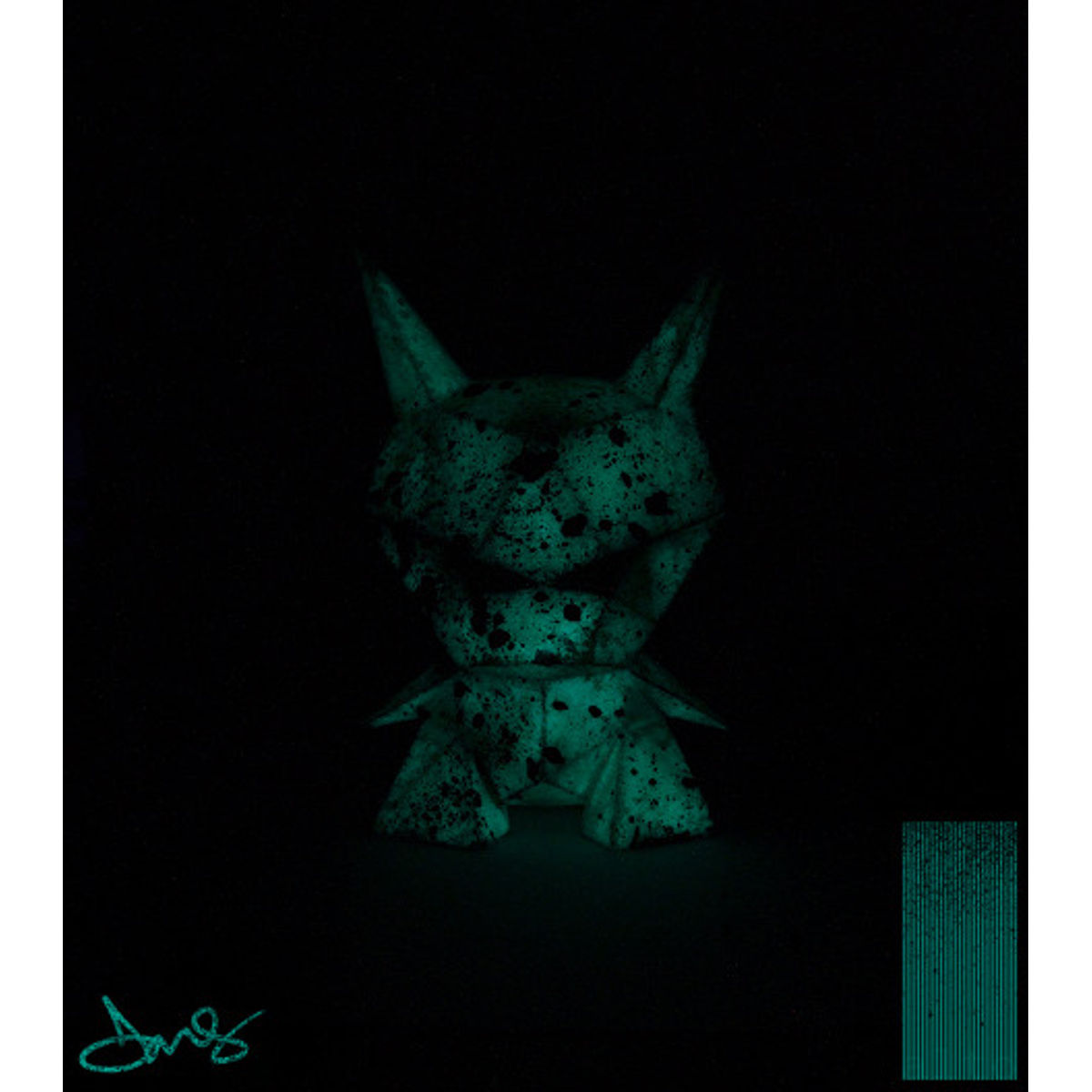 Evil Origami - Horrorshow custom (GID)