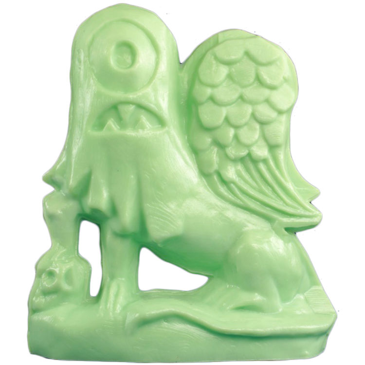 Helper Dragon - Pale Green by Tim Biskup